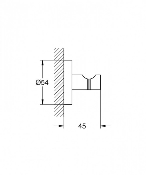 Гачок для банного халата Grohe Essentials (1024602430)