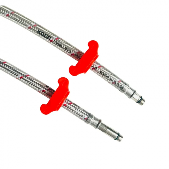 Гнучке підведення в силіконовій оболонці (пара) Koer KH-02-F1/2"xM10-500 (KR3531)