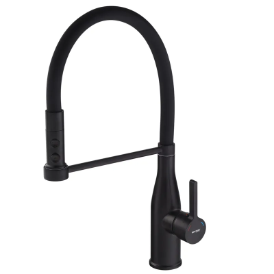 Змішувач для кухні Mixxus Premium Summer 017 BLACK REFL.BLACK (MI6961)