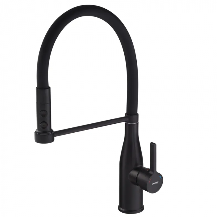 Змішувач для кухні Mixxus Premium Summer 017 BLACK REFL.BLACK (MI6961)