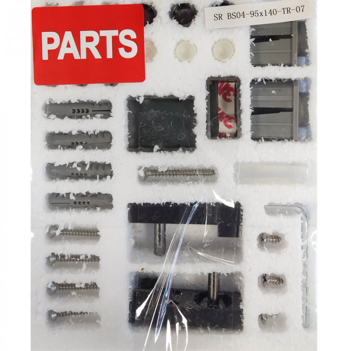 Шторки скляні на ванну Koer SR BS04-95x140-TR-01 прозоре скло 6мм, хром (KR5403)