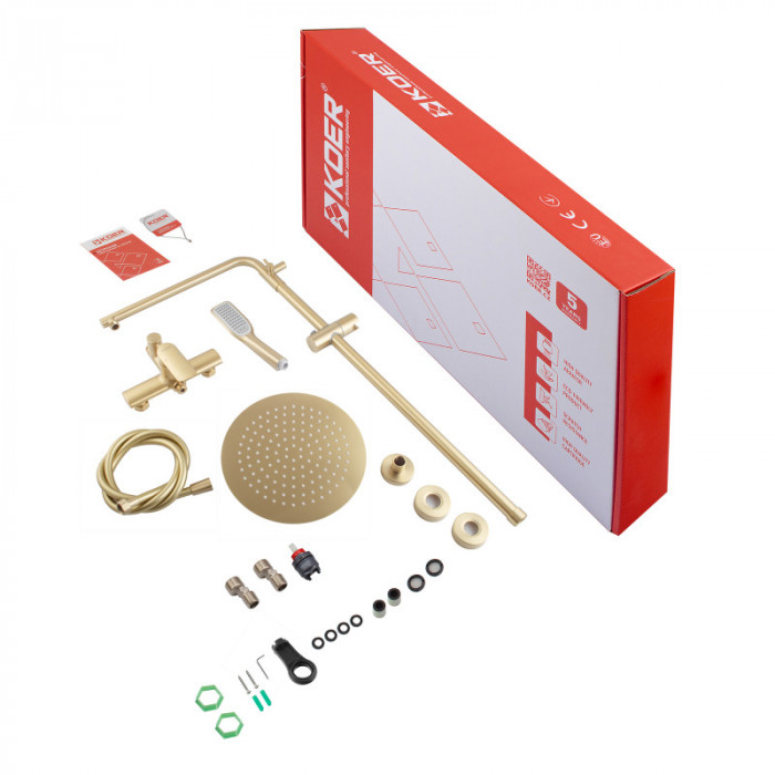 Душова колона зі змішувачем Koer KB-52028-12, 2 функції (KR5311)