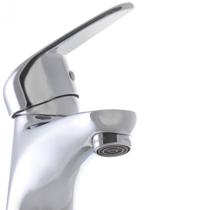 Змішувач для умивальника Haiba Magic 001 з синьою ручкою (HB0662)