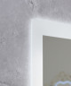 Дзеркало MIXXUS FLAT MR04-100x80 з LED Touch, Anti-fog, димером, рег. яскравості, годинником (MI6927)