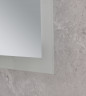 Дзеркало MIXXUS FLAT MR04-100x80 з LED Touch, Anti-fog, димером, рег. яскравості, годинником (MI6927)