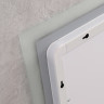 Дзеркало MIXXUS FLAT MR04-100x80 з LED Touch, Anti-fog, димером, рег. яскравості, годинником (MI6927)