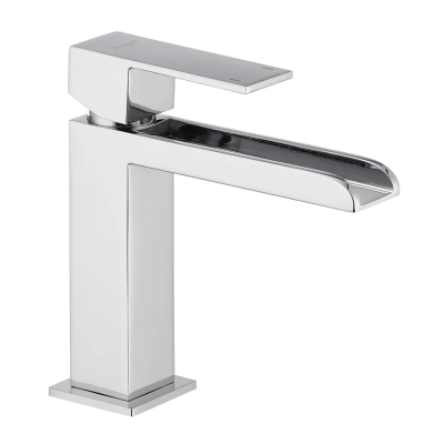 Змішувач для умивальника Ibergrif M11008 з виливом &quot;Водоспад&quot; (IB0085)