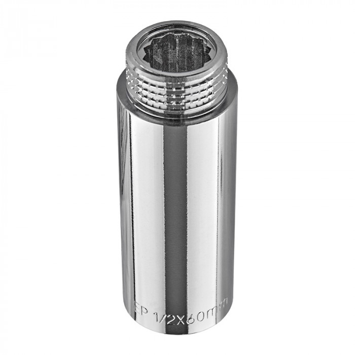 Подовжувач Europroduct EP.E060.Chr - 1/2"MF-60мм хром (EP6128)