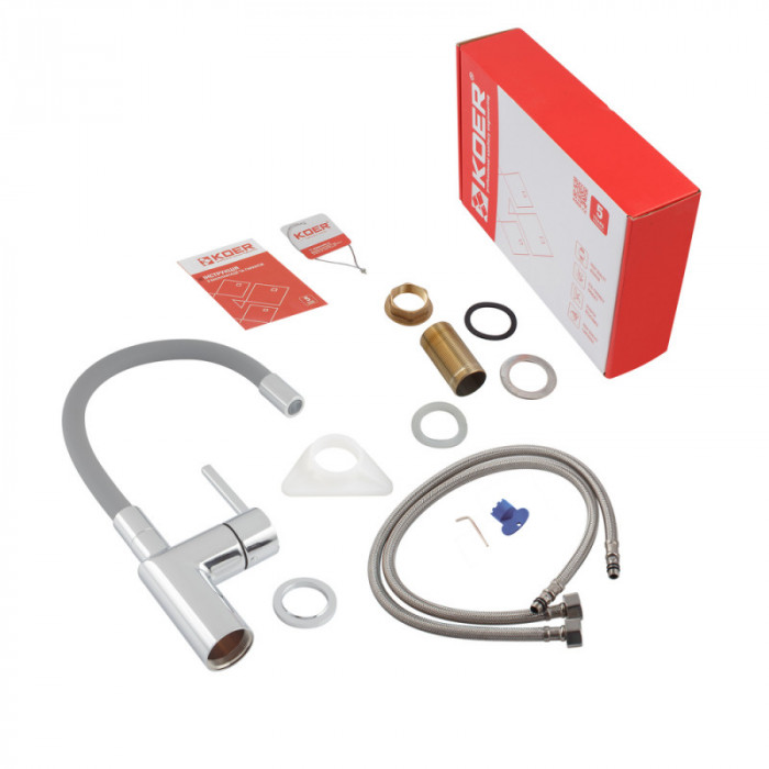 Змішувач для кухні Koer KB-70029-01 Колір хром (KR5486)