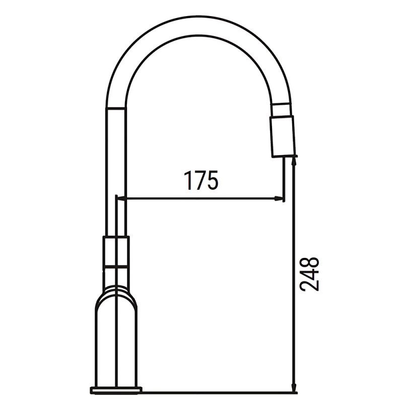 Змішувач для кухні Koer KB-70029-01 Колір хром (KR5486)
