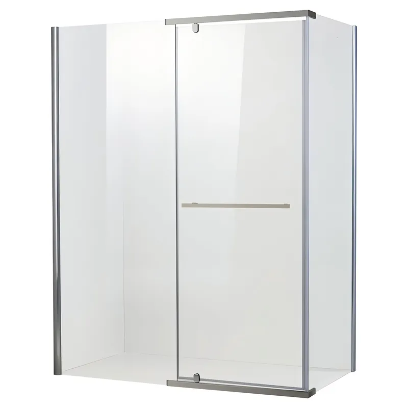Душова кабіна без піддону KOER SR SC01-120x80x200-TR-01 прозоре скло EASY CLEAN 8мм хром (KR5353)