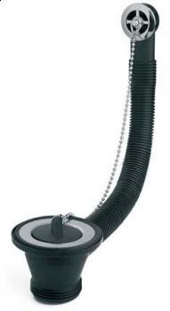 Злив з переливом для умивальника FVW1PC-B-25