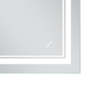 Дзеркало MIXXUS PREMIUM QUADRO MR20-50x80-REVERSE з LED Touch, Anti-fog, димером, рег. яскравості (MP6620)