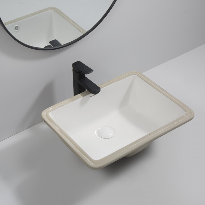 Раковина врізна під стільницю MIXXUS PREMIUM STYLE-1701 510х380х200mm з переливом (MP6567)