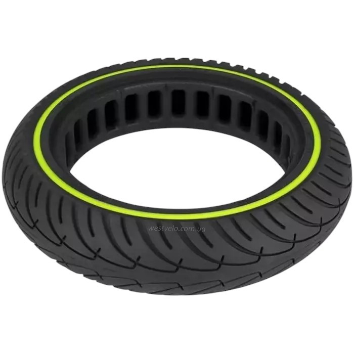 ПОКРИШКА "8" 8.5-2.0 (Ø142 - 36ММ) БЕЗКАМЕРКА ДЛЯ ЕЛЕКТРОСАМОКАТА, СВІТЛОВІДБИВАЧ. САЛАТОВА СМУГА