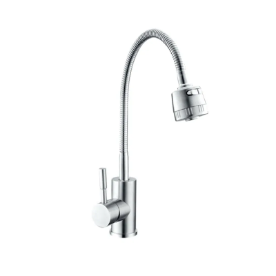 Змішувач для кухні Champion SUS-011 CHROME REFLECTOR з рефлекторним виливом з нержавіючої сталі (CH6538)