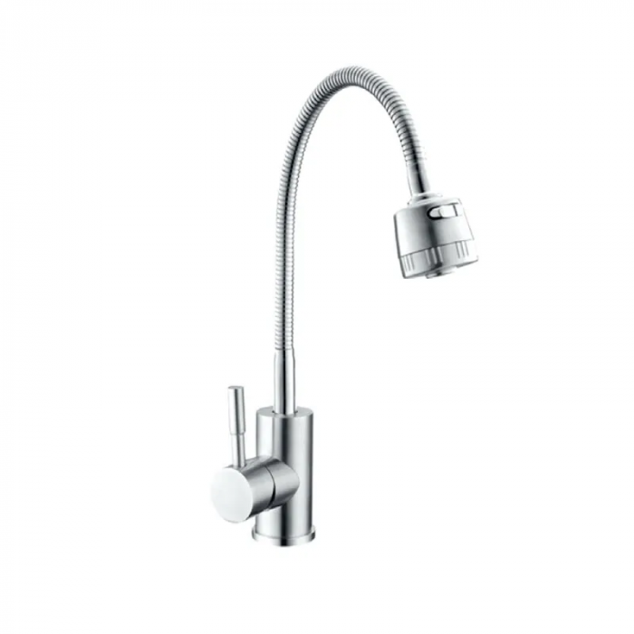 Змішувач для кухні Champion SUS-011 CHROME REFLECTOR з рефлекторним виливом з нержавіючої сталі (CH6538)