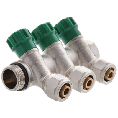 Колектор вентильний з фитингом Koer KR.1123-3 3/4&quot;x3 ways (KR2830)