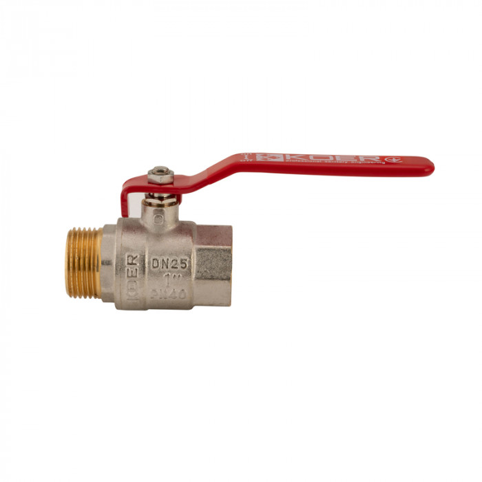 Кран кульовий Koer 1" ГШР (KR.215) (KR0029)