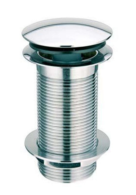 Злив латунний для умивальника без перелива 1 1/4*90*60 DECOR DWU60-CB