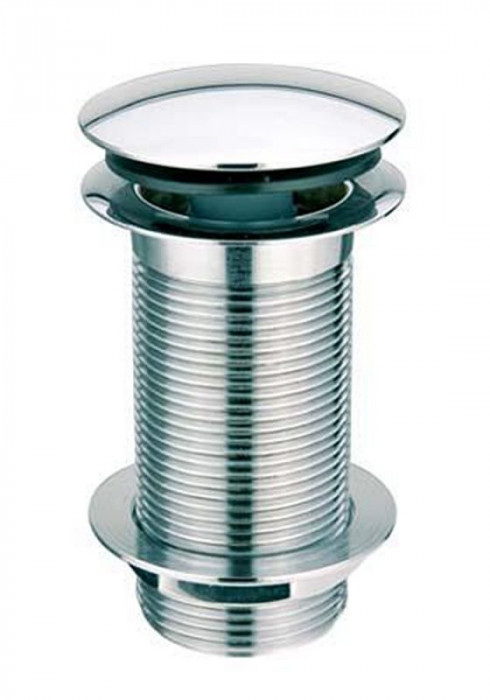 Злив латунний для умивальника без перелива 1 1/4*90*60 DECOR DWU60-CB