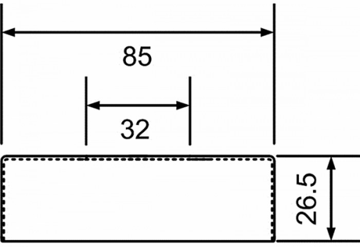 Розета 32 mm WALLFLANGE-CP32