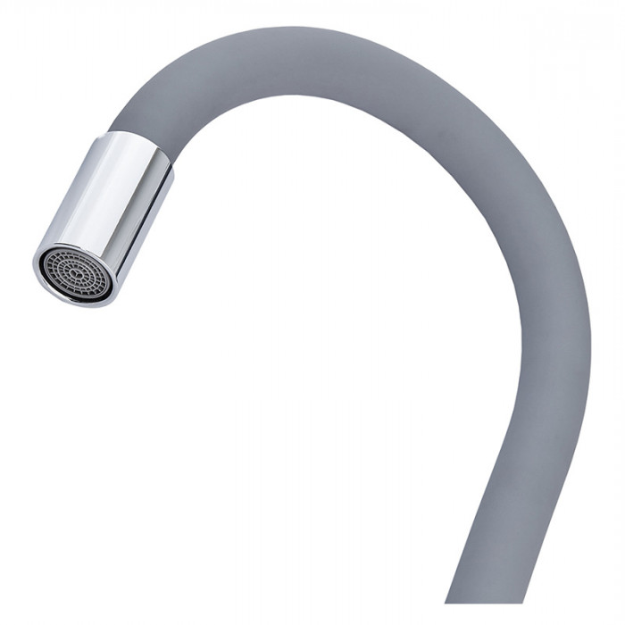 Змішувач для кухні Mixxus SUS-011 Chrome Refl.Gray (нерж. сталь) (MI6222)