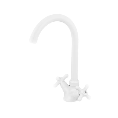 Змішувач для кухні Plamix Pablo-275 White (без підведення) (PM0669)