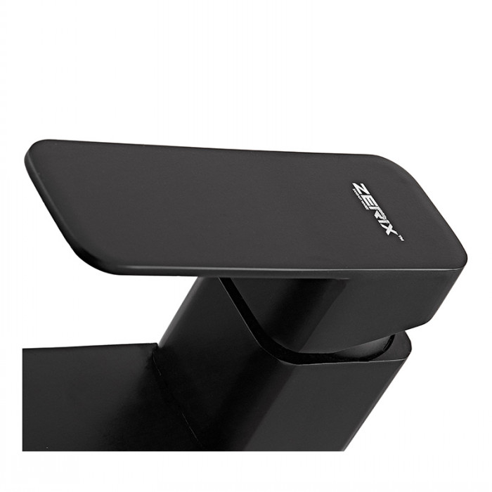 Змішувач для умивальника Zerix LEB1-123 Black (кол. чорний) (ZX5570)