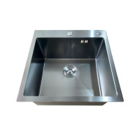 Мийка Mixxus MH5050 Micro Decor Graphite (3.0/0.8) з нерж. сталі (колір графіт) (MI8213)