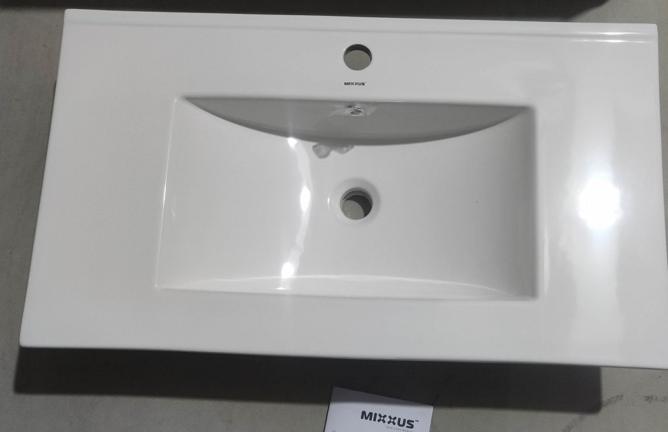 Раковина меблева MIXXUS PREMIUM CUBIC-1503 810х460х170mm (отвір під змішувач, перелив) (MP6497)
