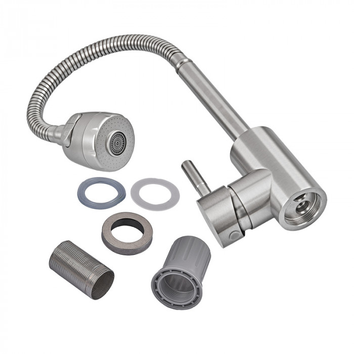 Змішувач для кухні Armata SUS-011(N) Reflector з рефлекторним виливом (без підведення) (CH6483)