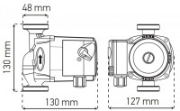 Насос циркуляційний відцентр. Koer KP.GRS-25 / 6-130 (KP0251)