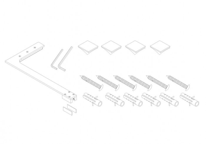 Душова перегородка Koer SR SP02-100x200-TR-12 Walk-In проз.скло Easy Clean 8мм, матове золото (KR5396)