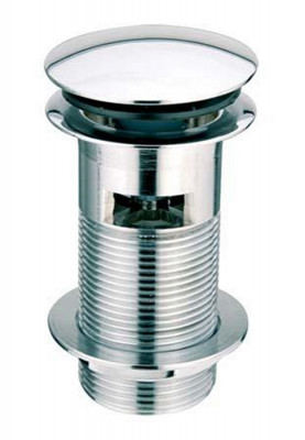 Злив латунний для умивальника з переливом 1 1/4*90*60 DECOR DW60-CB