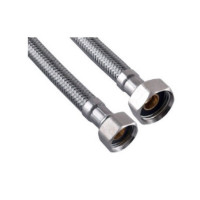 Гнучке підведення Zerix ZHN-02-FF1/2"-040 (нейлонове обплетення, гайки нерж) (ZX5138)