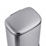 Відро для сміття з плавним закриттям прямокутне MIXXUS PREMIUM STYLE-TC0305 SS COLOR 5л (колір нержавійка) (MI7060)