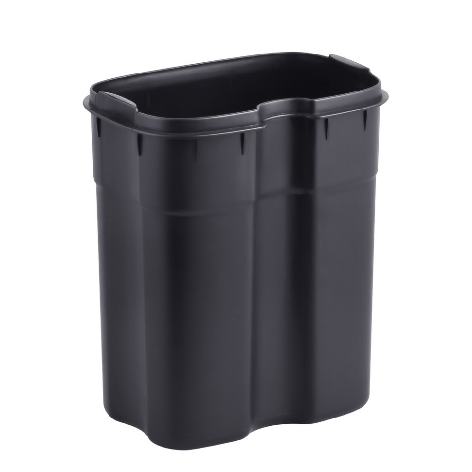 Відро для сміття з плавним закриттям прямокутне MIXXUS PREMIUM STYLE-TC0305 SS COLOR 5л (колір нержавійка) (MI7060)