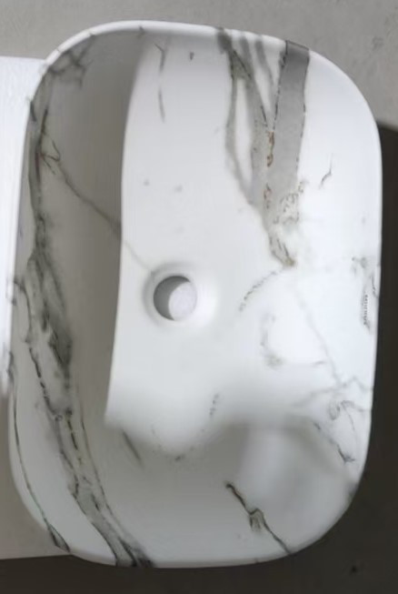 Раковина накладна MIXXUS PREMIUM DIVERSE-0114 MARBLE 455х325х135mm (MP6545)