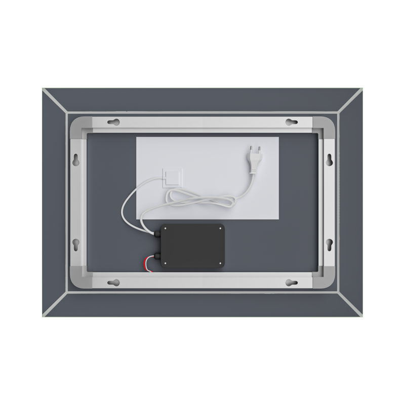 Дзеркало MIXXUS PREMIUM CUBIC MR14-70x50-REVERSE з LED Touch, Anti-fog, димером, рег. яскравості (MP6647)