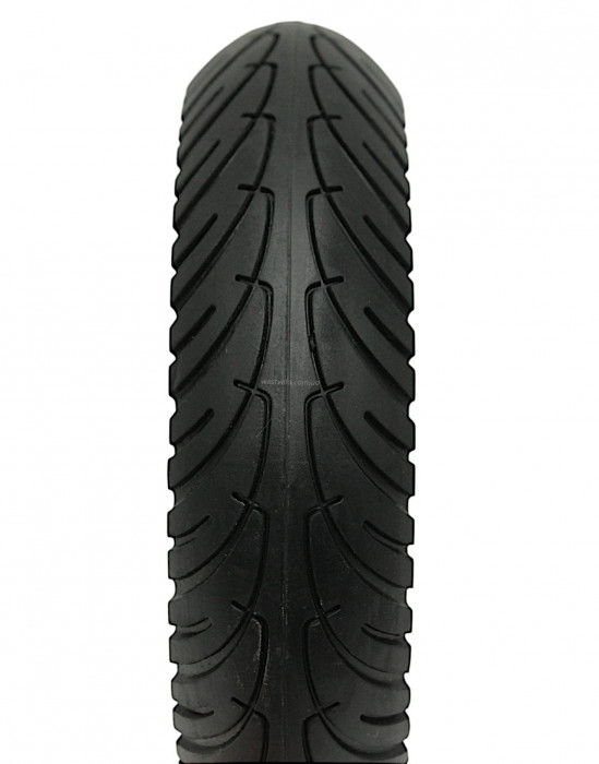 ПОКРИШКА "8" 8.5-2.0 NEDONG (Ø155 - 36,5ММ) ЛИТА (ПЕРФОРОВАНА) БЕЗКАМЕРКА ДЛЯ ЕЛЕКТРОСАМОКАТА З ЧЕРВОНИМИ КРАПКАМИ (189)