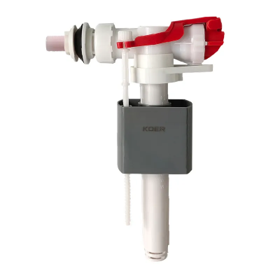 Арматура наповнювальна Koer KT-0106-3/8&quot; з боковим підключенням та пластиковим різьбленням 3/8&quot; (KR5337)