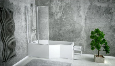 Ванна акрилова INTEGRA 170х75 Ліва (соло) без ніг