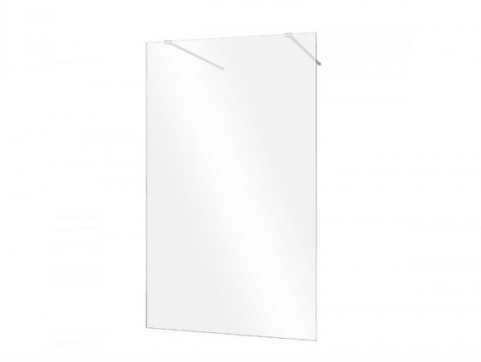 Кабіна walk in AVEO DUE 140x195 скло прозоре, тримачі хромовані, 140 см