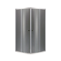 Душова кабіна без піддону Mixxus PLAIN SC01-90x90x185-GR CHROME сіре тоноване скло 4мм (MI6900)