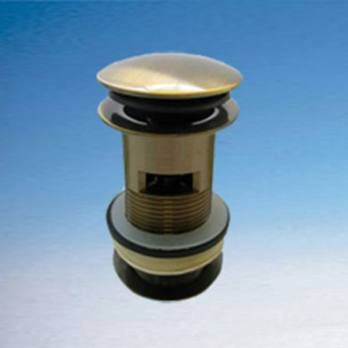 Корок "клік-клак" для умивальника без переливу 5/4 "Коричневий" CWU60-АB