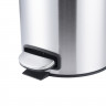 Відро для сміття з плавним закриттям кругле Mixxus Ellipse-TC0205 SS Color 5л колір нержавійка (MI7076)