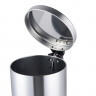 Відро для сміття з плавним закриттям кругле Mixxus Ellipse-TC0205 SS Color 5л колір нержавійка (MI7076)