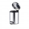 Відро для сміття з плавним закриттям кругле Mixxus Ellipse-TC0205 SS Color 5л колір нержавійка (MI7076)