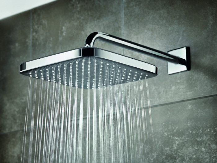 Верхній душ з настінним кронштейном Grohe Tempesta Cube (26687000)